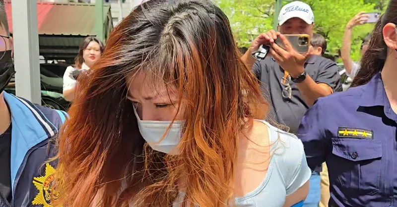 侯沁潔駕BMW拒檢逃逸 遭警壓制畫面曝光，女星再惹議 PTT FB